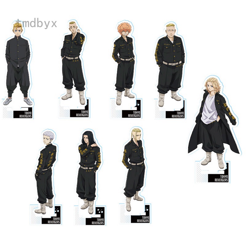 Mô hình các nhân vật trong phim anime Tokyo Ghoul 15cm bằng acrylic hai mặt dạng đứng để bàn trang trí