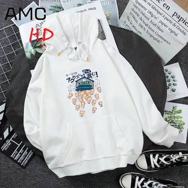 [FREESHIP ĐƠN TỪ 50K] Áo hoodie đàn lợn ngôi nhà chữ Tàu HDA1119