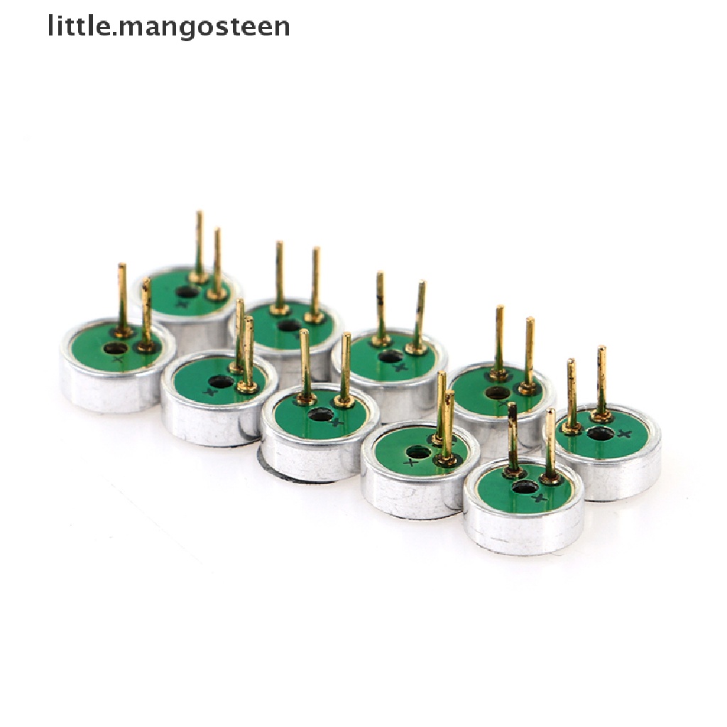 Set 10 Bộ Micro Thu Âm 6 * 2.2mm Chuyên Dụng