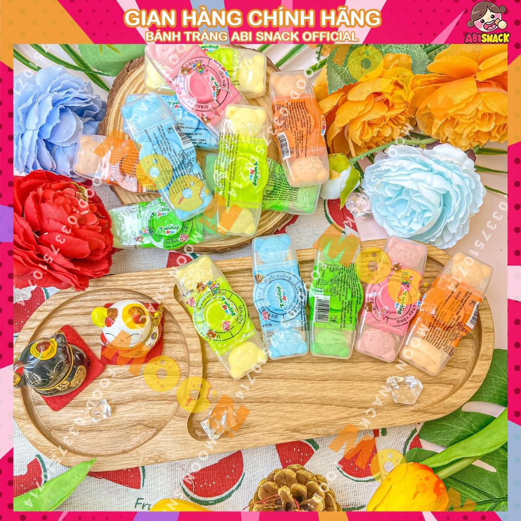 Kẹo gấu vòng xoay thử thách vừa ăn vừa chơi vui twirling bear 5g/1 cái bánh kẹo độc lạ Moon Snack Food