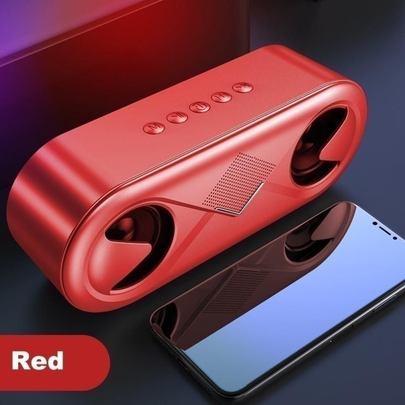 Loa Bluetooth S6 Kava Store Âm thanh HiFi 4D, Âm trầm siêu bass toàn dải kết hợp đèn nháy led theo nhạc