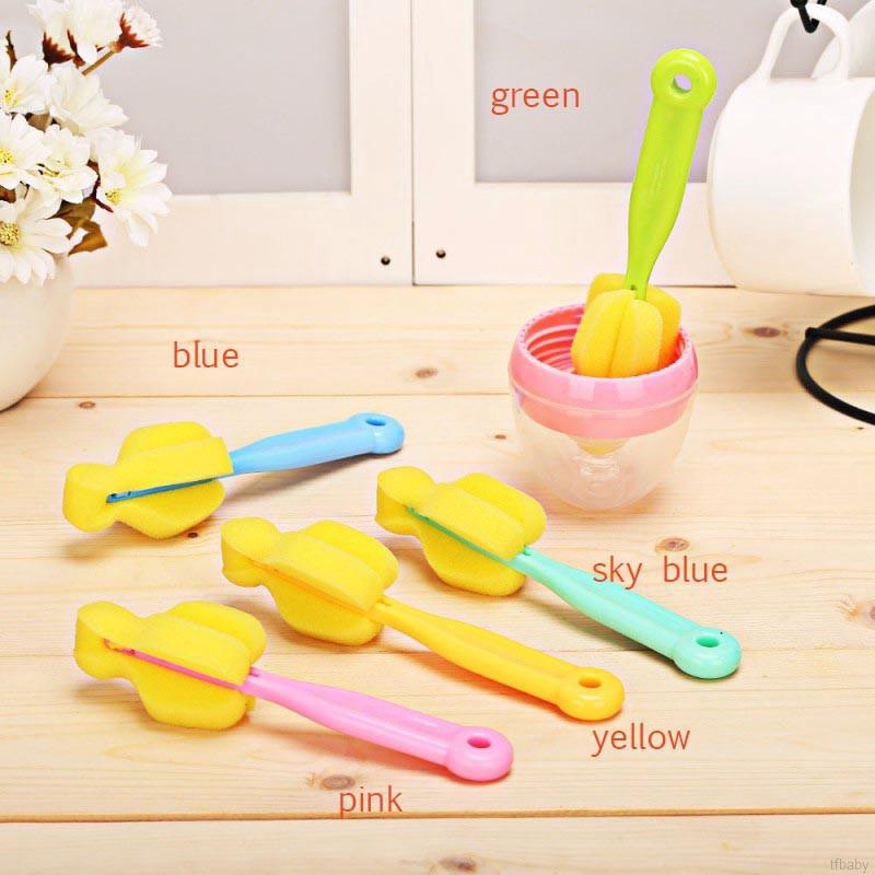 Bàn chải xốp vệ sinh chai nước cho em bé
