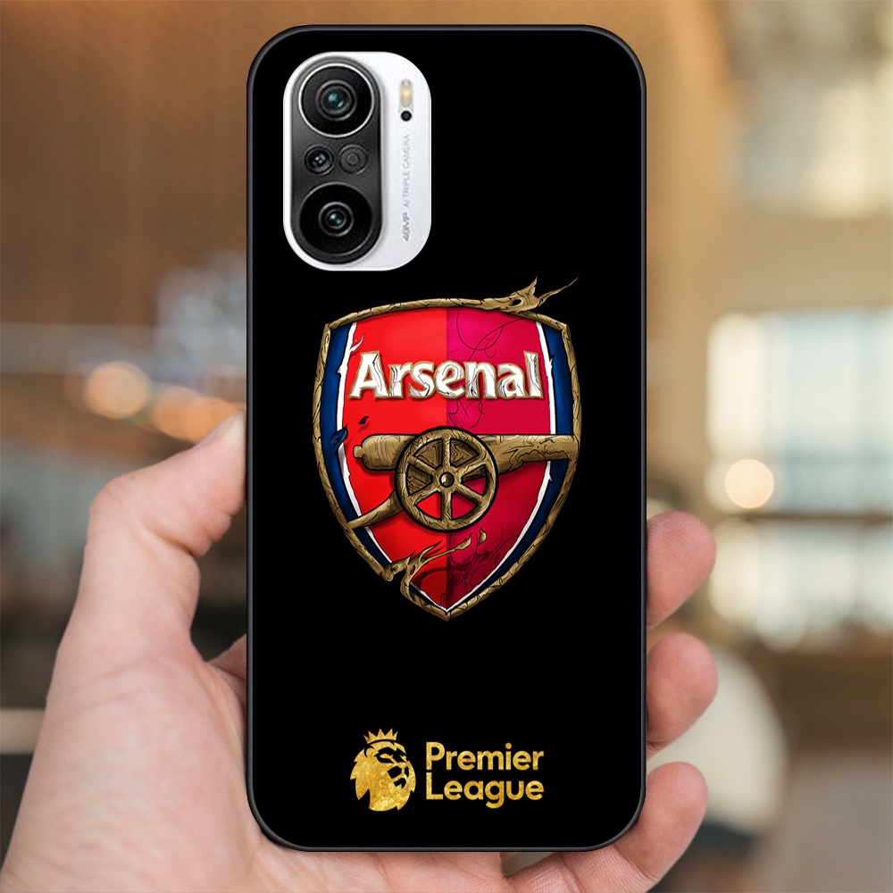Ốp lưng Xiaomi K40 viền đen in hình Arsenal FC
