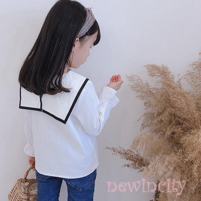 Sale 70% Áo tay loe dài thắt nơ xinh xắn cho bé gái, XXL Giá gốc 133,000 đ - 62A72-5