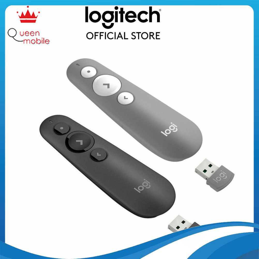 Bút trình chiếu laser Logitech R500 - Các nút bấm lập trình được