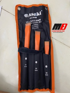 BỘ ĐỤC SẮT 3 CHI TIẾT ASAKI AK-9629