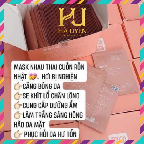 Mặt Nạ , Mặt Nạ Nhau Thai Cừu Cuống Rốn Tế Bào Gốc Nhật Bản  Hộp 50miếng  Date 2023 [ Auth ]