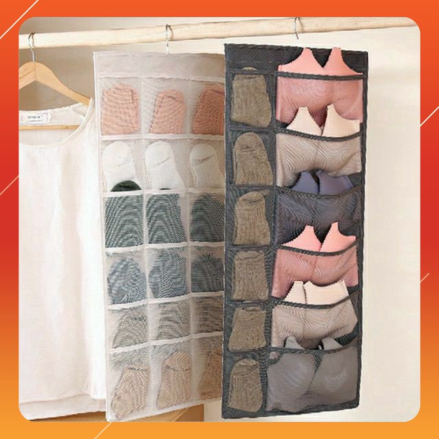 Túi treo đồ lót ,tất 2 mặt 30 ngăn tiện dụng
