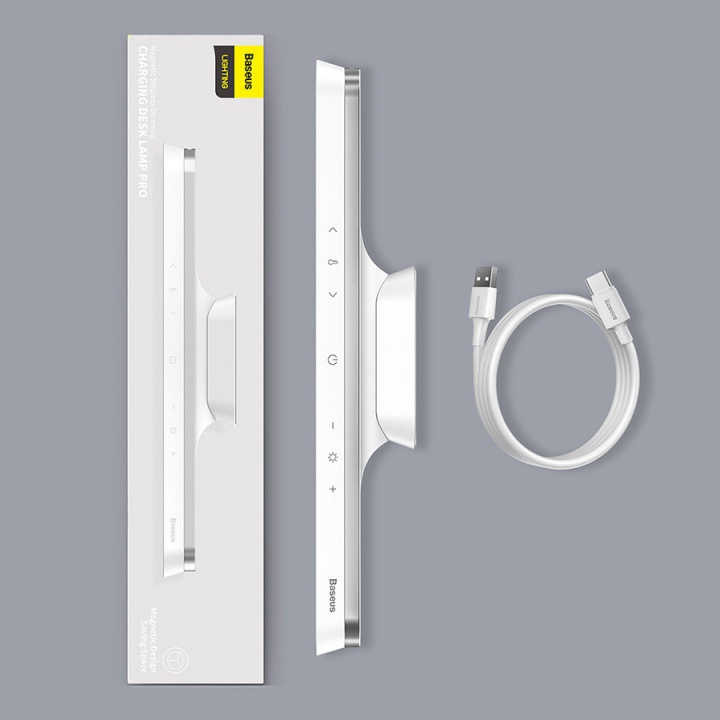 Đèn Bàn Treo Đế Hít Nam Châm Baseus Magnetic Stepless Dimming Charging Desk Lamp Pro