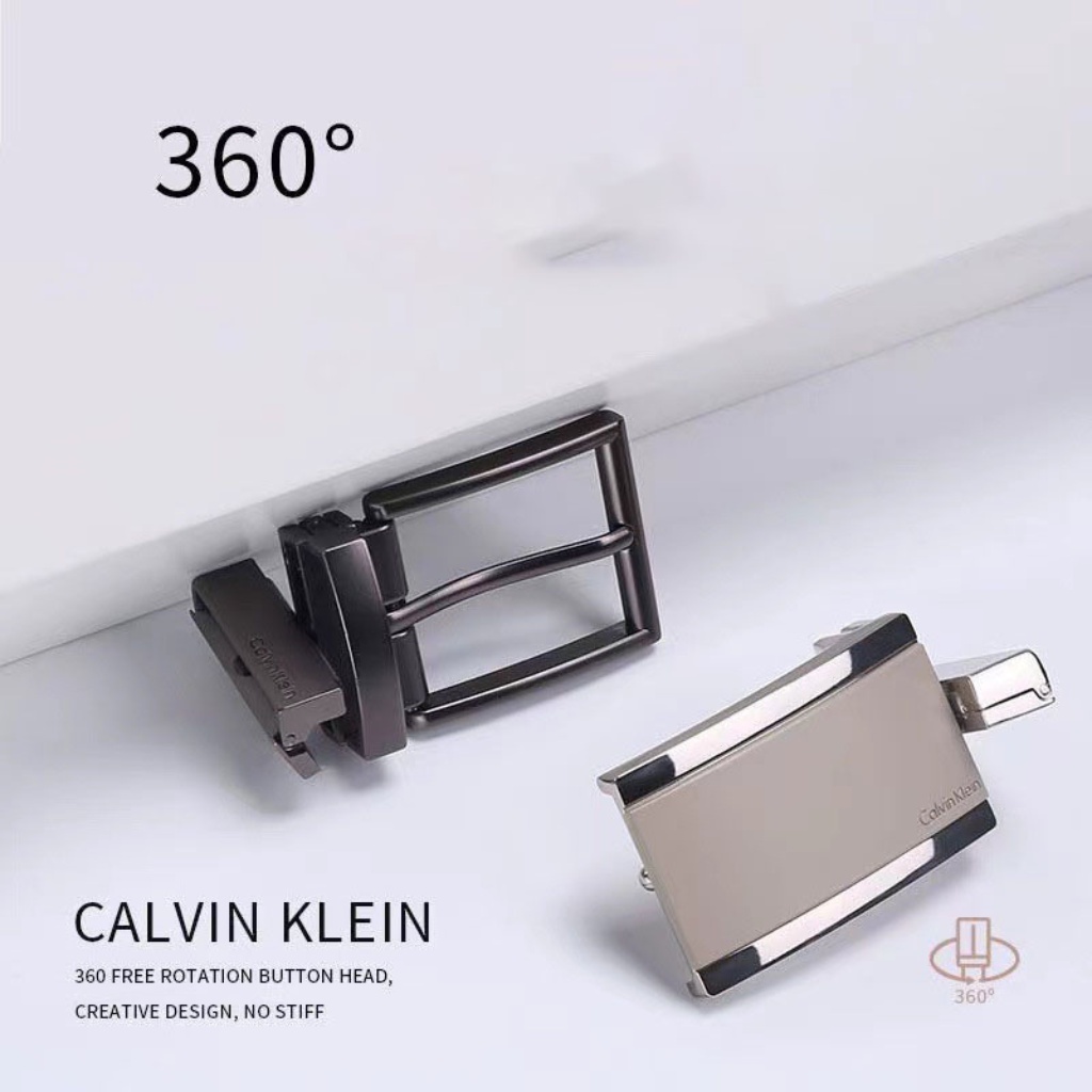 Thắt Lưng CK Fullbox Dây da kèm 2 mặt thắt lưng thay đổi