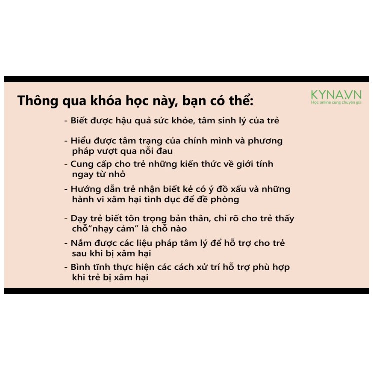 Phòng Tránh Xâm Hại Tình Dục Trẻ Em