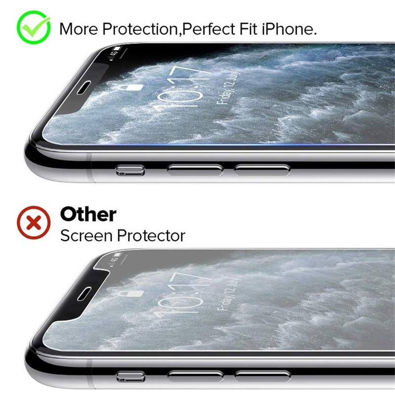 Phim dán kính mặt trước và mặt sau cho iPhone 12 11 Pro 12 Mini XS Max XR X 7 8 6s 6 Plus SE 2020 Kính cường lực bảo vệ màn hình mặt sau