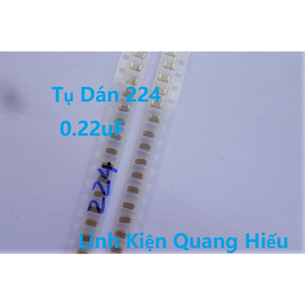 Tụ dán Samsung 104 224 105/50V Tụ gốm các loại 0.1uF 0.22uF 1uF SMD 1206