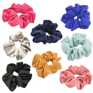 Combo 10 chun buộc tóc scrunchies ( màu ngẫu nhiên)