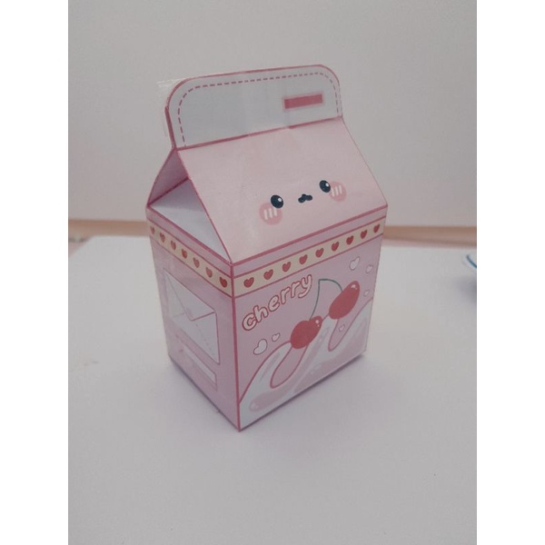 Squishy hộp sữa to tăng chậm bằng giấy