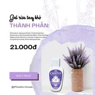 Gel rửa tay khô CleanDay hương Lavender