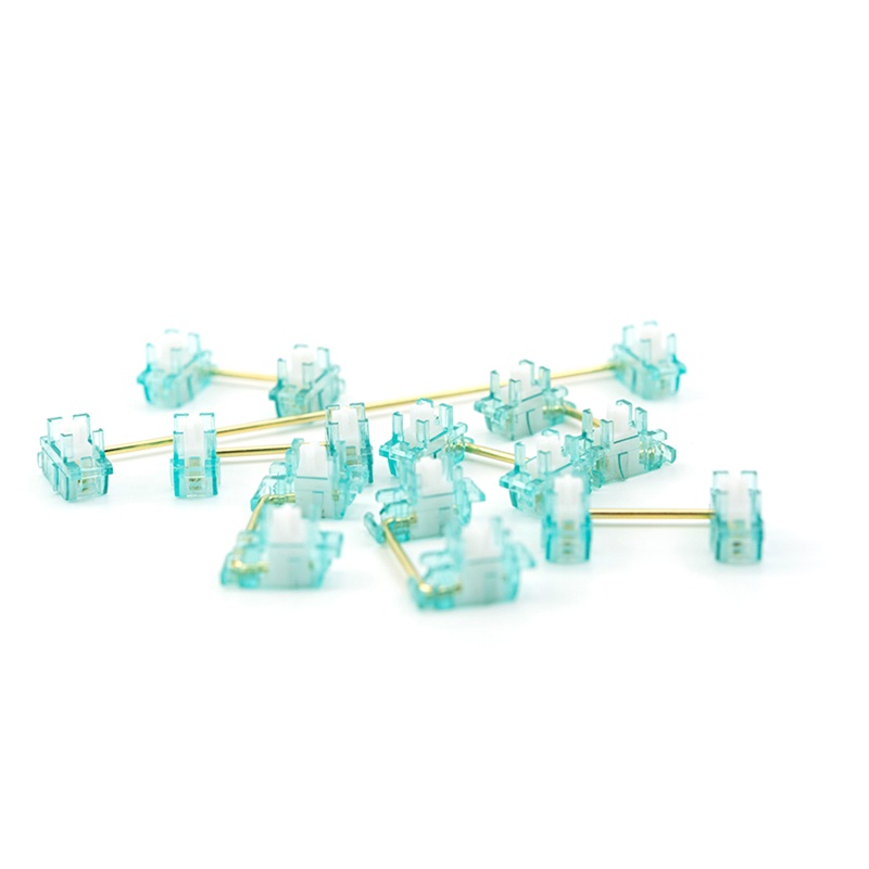 Trục Vệ Tinh Cho Bàn Phím Cơ Màu Xanh Bạc Hà Và Trắng