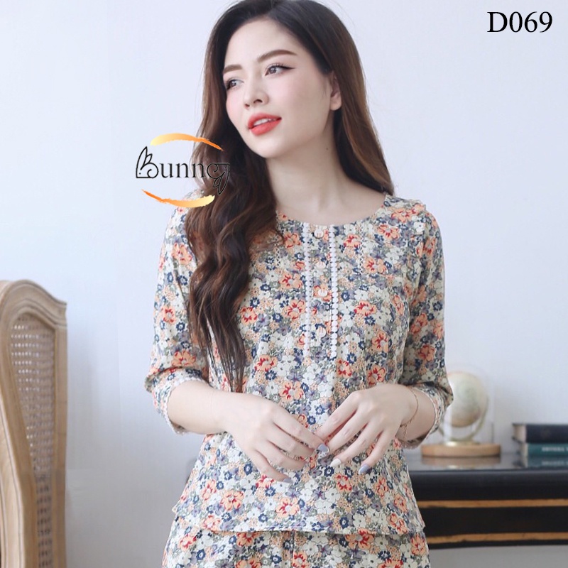 ĐỒ BỘ NỮ MẶC NHÀ, MẪU QUẦN ÁO NỮ CỔ TRÒN, QUẦN DÀI TAY LỠ, KỂU XINH DÁNG ĐẸP