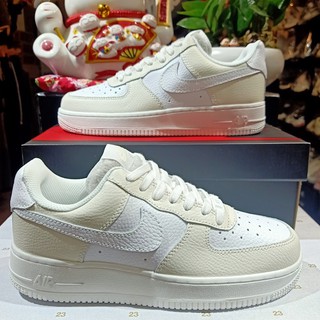 Giày thể thao NK AF1 cổ thấp thân kem