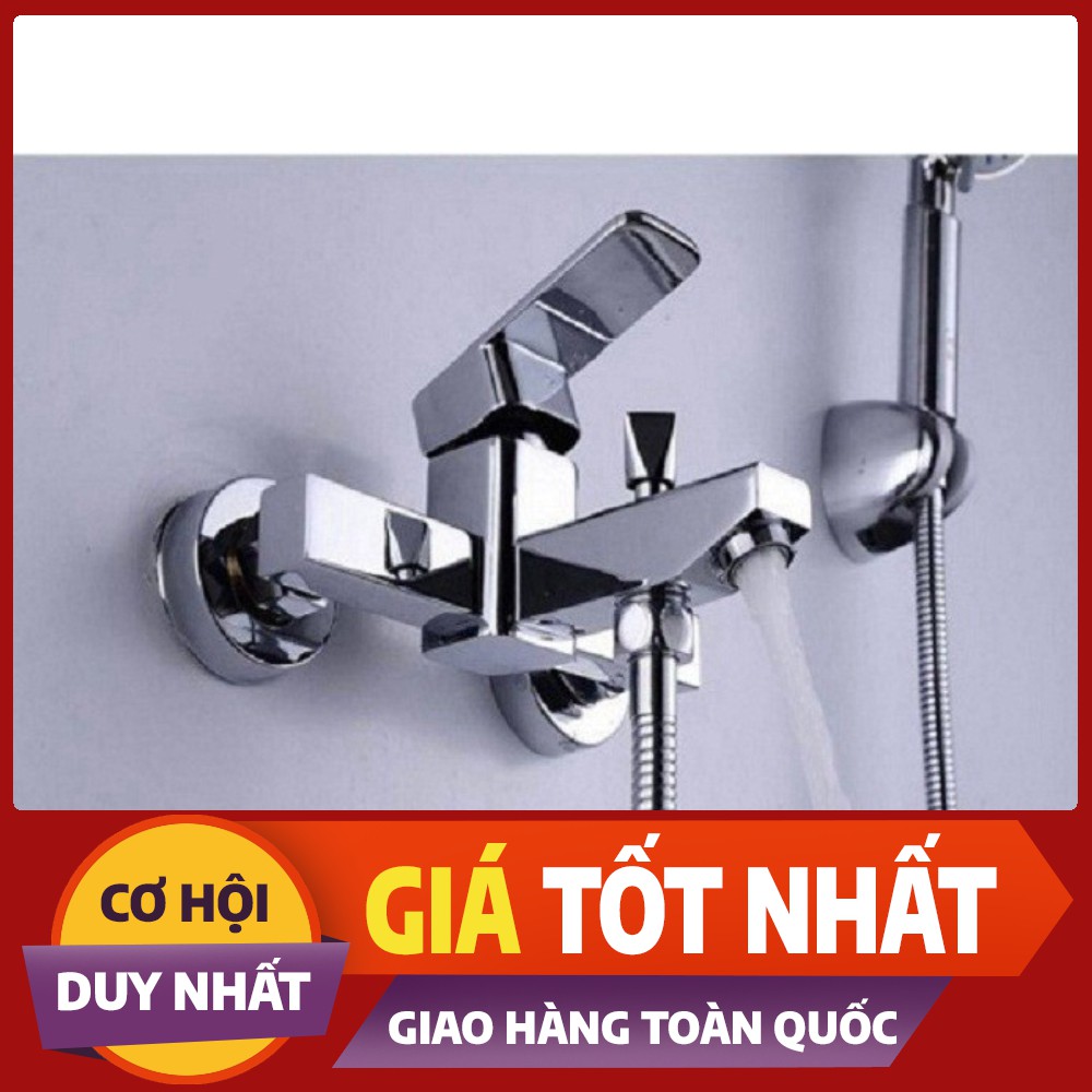 Full bộ sen tắm và vòi chậu rửa mặt Lavabo (vuông) tặng kèm bát sen tăng áp SNL902-VHS16-VHS04