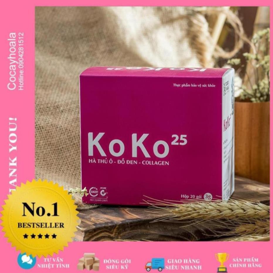 Cao Khô Hà Thủ Ô Collagen ❤️FREESHIP❤️ KoKo 25 Cocayhoala Đẩy lùi lão hóa