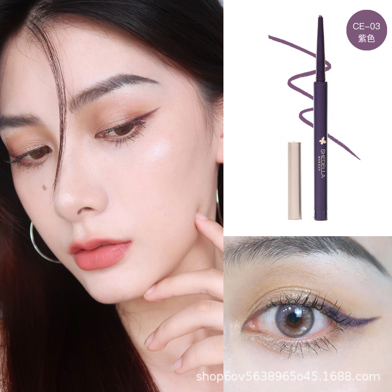 Color Waterproof Eyeliner Pencil No Bloom Makeup Student, Beginner, New Long Lasting Silk Brown Female | BigBuy360 - bigbuy360.vn