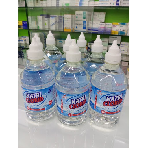 Nước Muối Sinh Lý Súc Miệng, Rửa Vết Thương Natri Clorid 0,9% - Chai 500ml