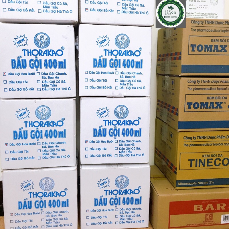 DẦU GỘI THORAKAO Bồ Kết,Hà Thủ Ô 400ml