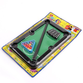 ĐỒ CHƠI BÀN BIDA NHỰA MINI 6 LỖ POOL TABLE CHO BÉ