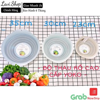 Set 03 bộ thau rổ cao cấp yoko, thau rổ đa năng tiêu chuẩn nhật bản inochi