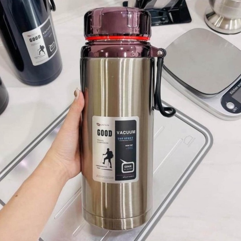 BÌNH NƯỚC GIỮ NHIỆT 3 LỚP 1200ML - CAO CẤP