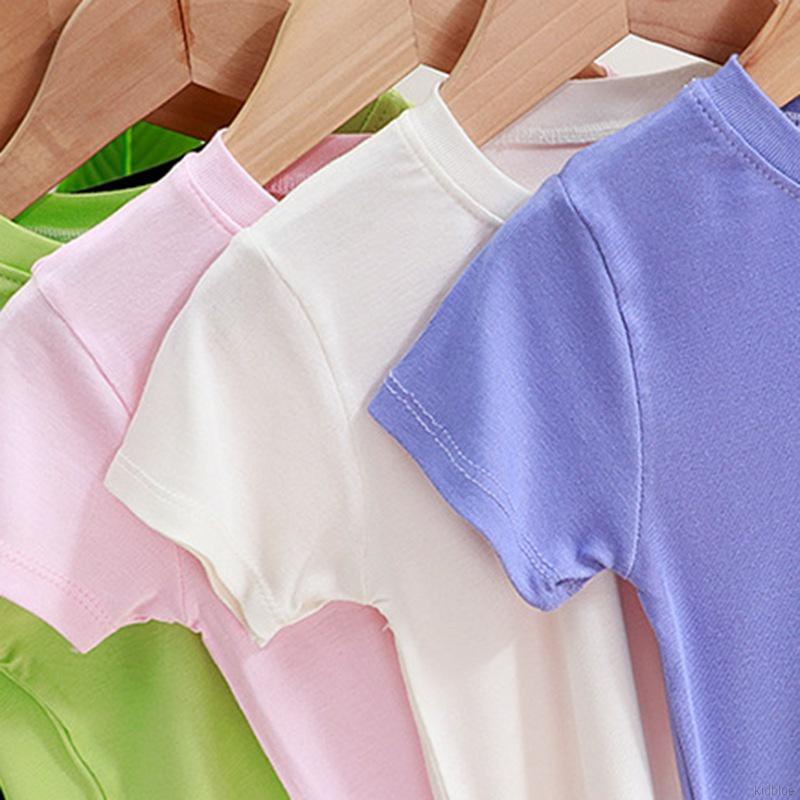 Áo Thun Ngắn Tay Thời Trang Mùa Hè Hàn Quốc Cho Bé