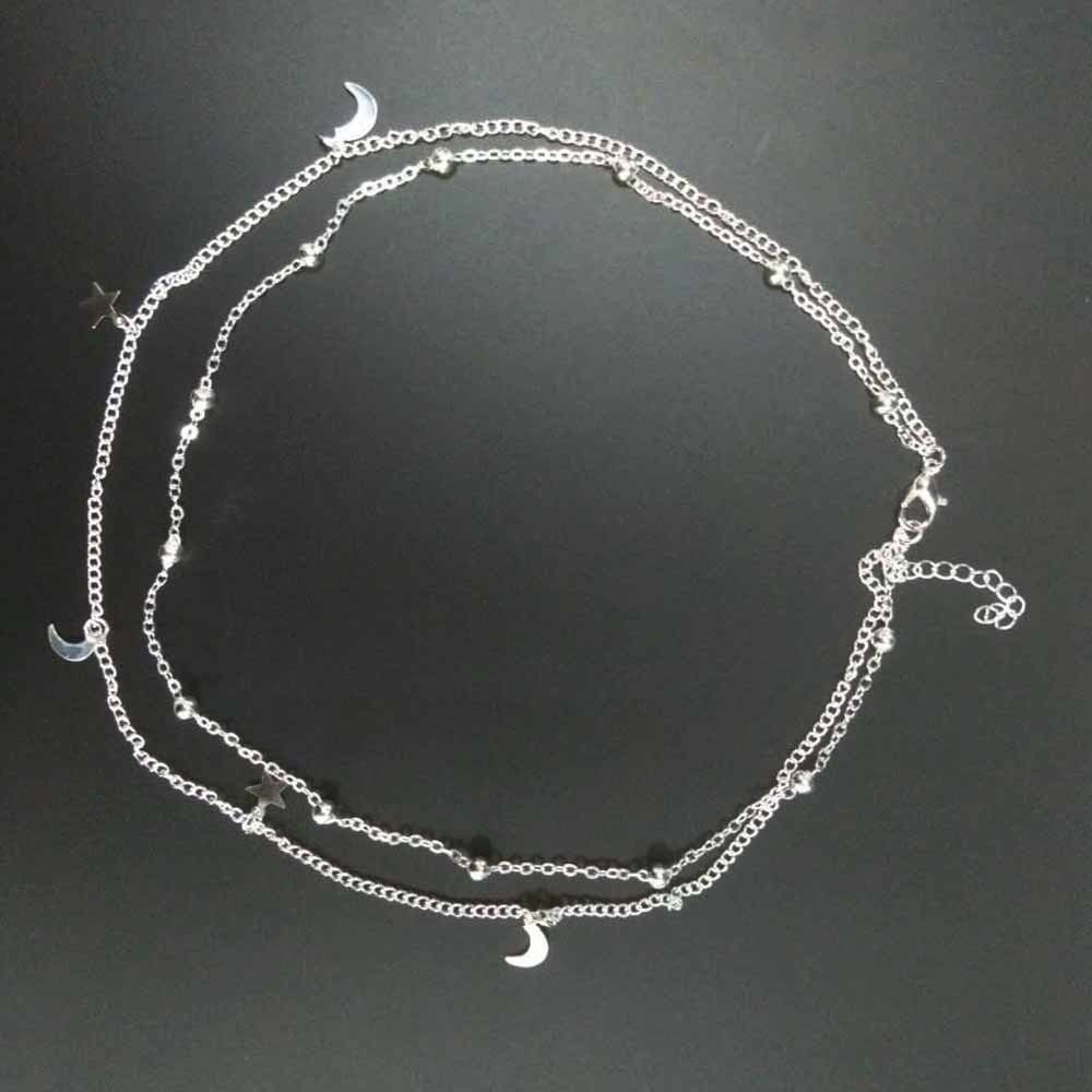 Vòng cổ Choker họa tiết ngôi sao / mặt trăng thời trang