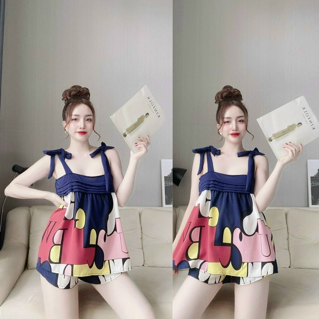 Đồ Ngủ Sexy, Đồ Ngủ Nữ Lụa Cao Cấp Mềm mại xinh xắn <65KG | BigBuy360 - bigbuy360.vn