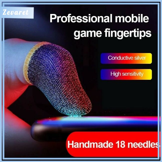 1 Cặp Băng Đeo Ngón Tay Siêu Mỏng Thoáng Khí Hỗ Trợ Chơi Game Pubg Mobile