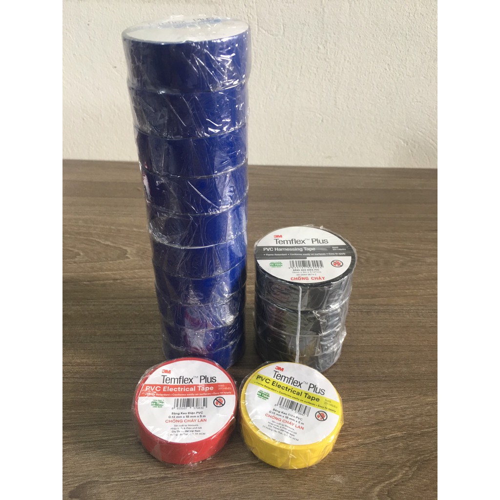 BĂNG KEO ĐIỆN 3M TEMFLEX PLUS PVC HARNESSING TAPE