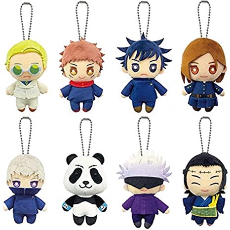 Móc chìa khóa bông Jujutsu Kaisen Ball Chain Mascot chính hãng Nhật Bản