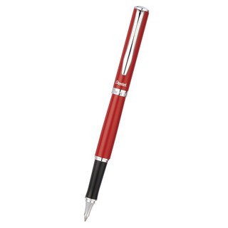 Bút Ký Cao Cấp Pentel Thân Đỏ - Mực Gel Xanh 0.7mm - K611B-C - Kèm Hộp Nhung [Hàng Chính Hãng]