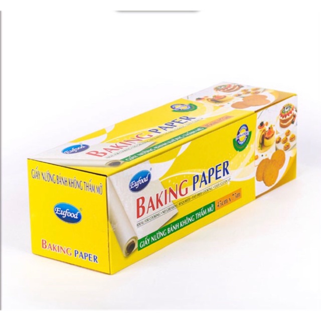 Giấy Nến Lót Bánh Và Nướng Bánh Cuộn Lớn 45x75cm