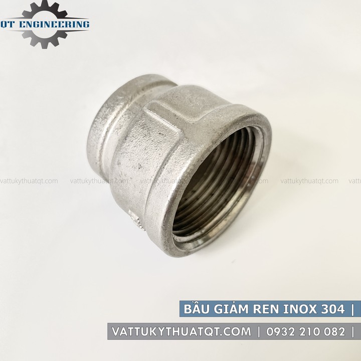 Bầu Giảm Ren Inox 304 | DN10,DN15,DN20,DN25