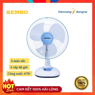 Quạt bàn senko 3 màu 3 cấp độ gió b1616