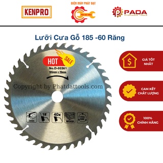 Lưỡi cưa gỗ 185 -60 răng Lưỡi Cắt Gỗ Đường Kính 185mm
