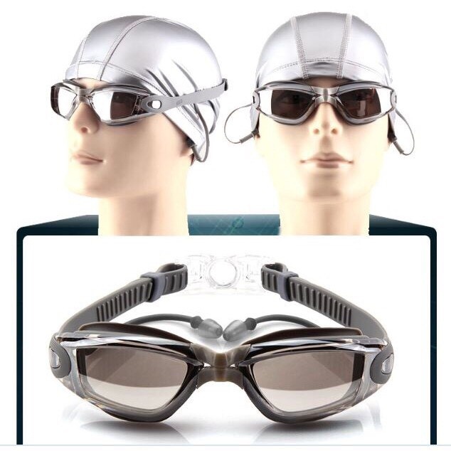 Kính Bơi Tráng Gương Chống Tia UV - Gắn Bịt Tai M03