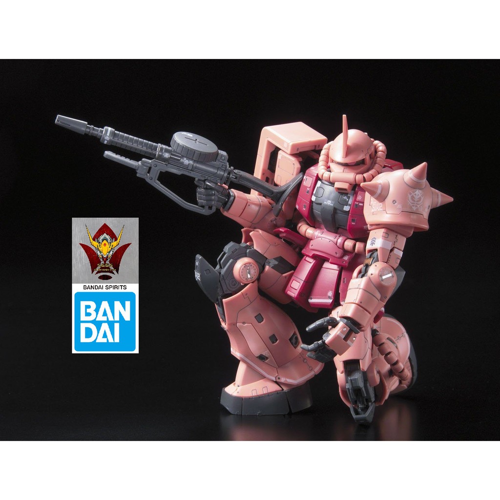 Mô Hình Gundam RG Zaku MS-06S Bandai1/144 Uc Đồ Chơi Lắp Ráp Anime Nhật