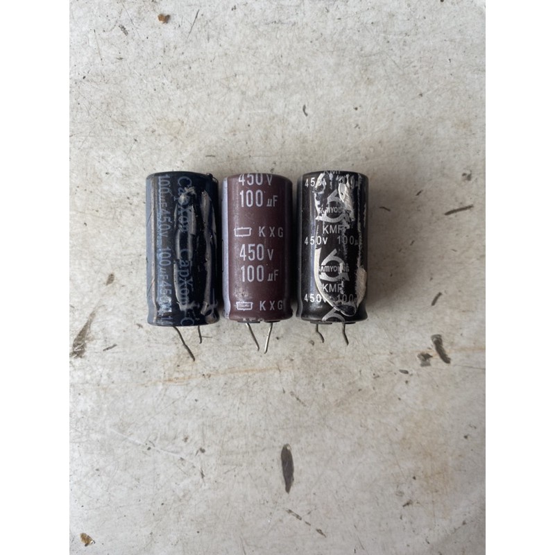 Tụ 100uf-400v/450v tháo máy