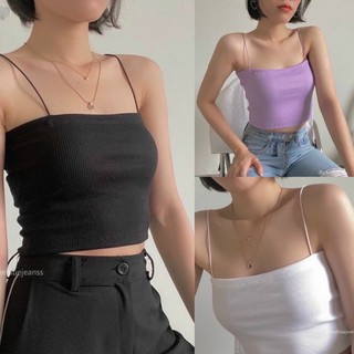 ÁO CROPTOP 2 DÂY ULZZANG LÊN FORM BAO CHUẨN