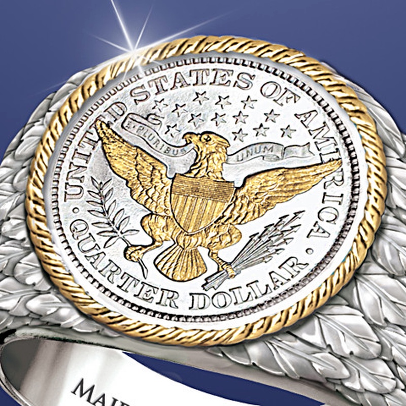 Nhẫn Hình Đại Bàng Thời Trang Vintage Cho Nam