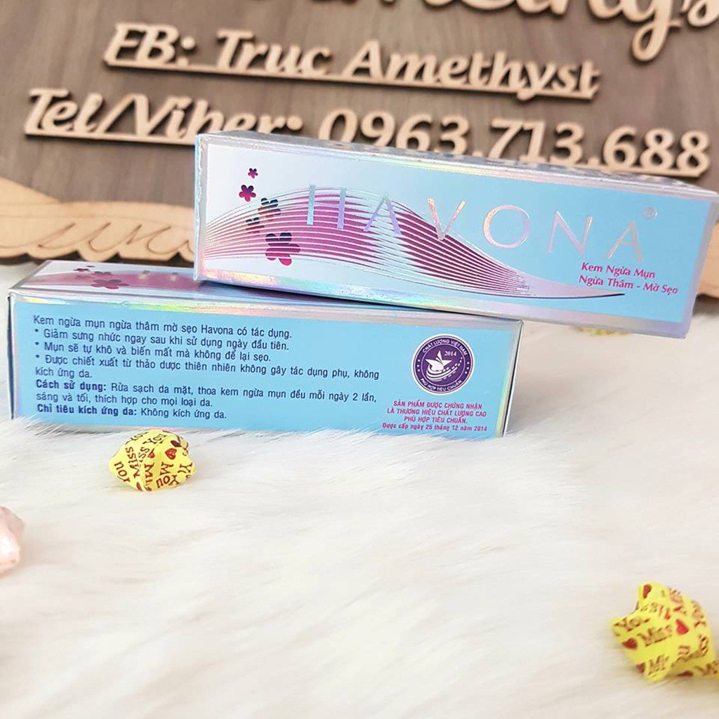 KEM NGỪA MỤN NGỪA THÂM MỜ SẸO HAVONA XANH DƯƠNG | BigBuy360 - bigbuy360.vn