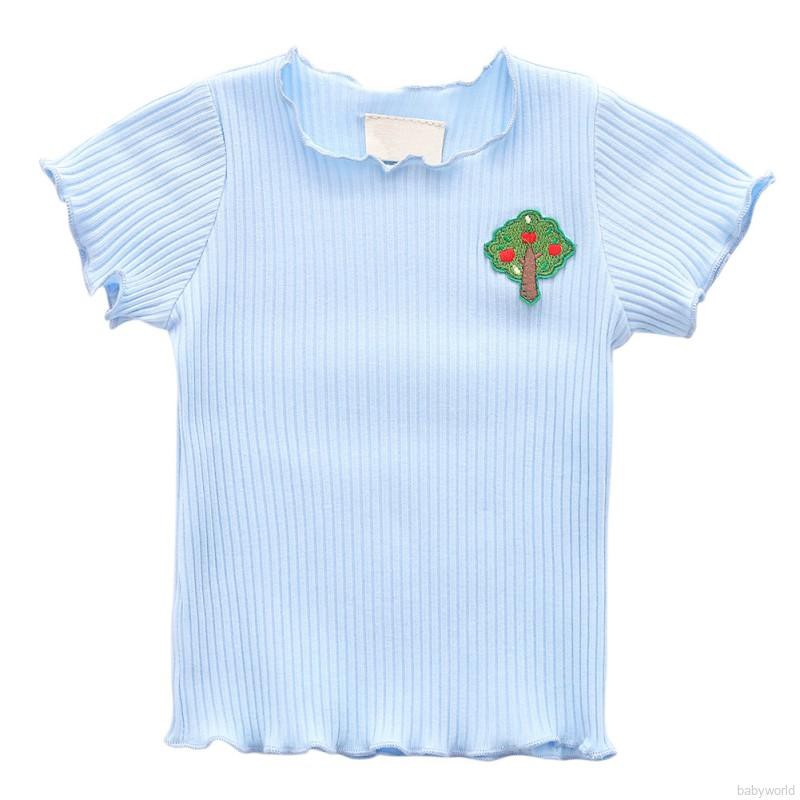 Áo thun ngắn tay mùa hè xinh xắn dành cho bé gái