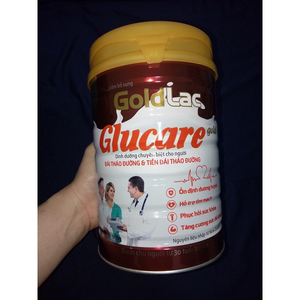 Sữa bột GLUCARE GOLD cho người tiểu đường, đái tháo đường, phục hồi sức khỏe lon 900g - Goldlac